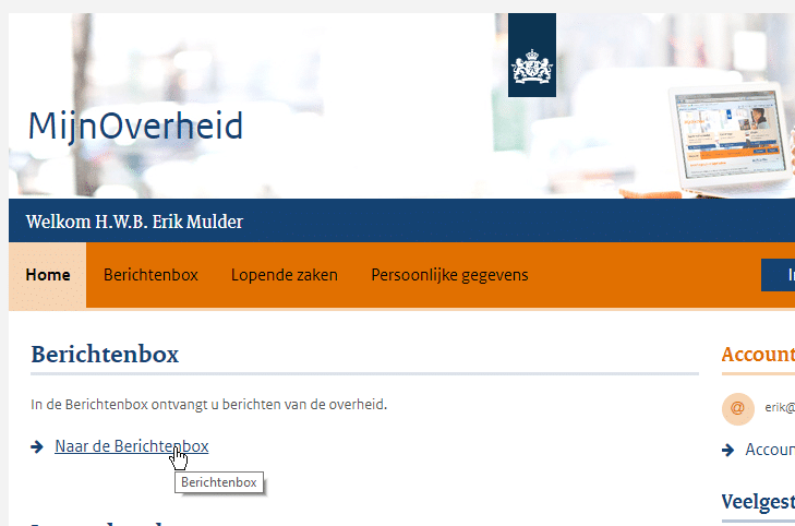 MijnOverheid.nl van Erik Mulder