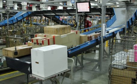 Australian Post - Postpakketten sorteer machine