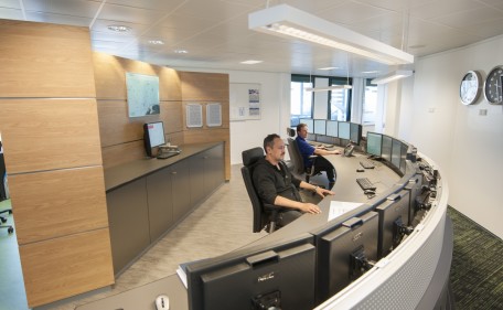 Gas de France Suez - On-shore controle centrum voor Off shore productie